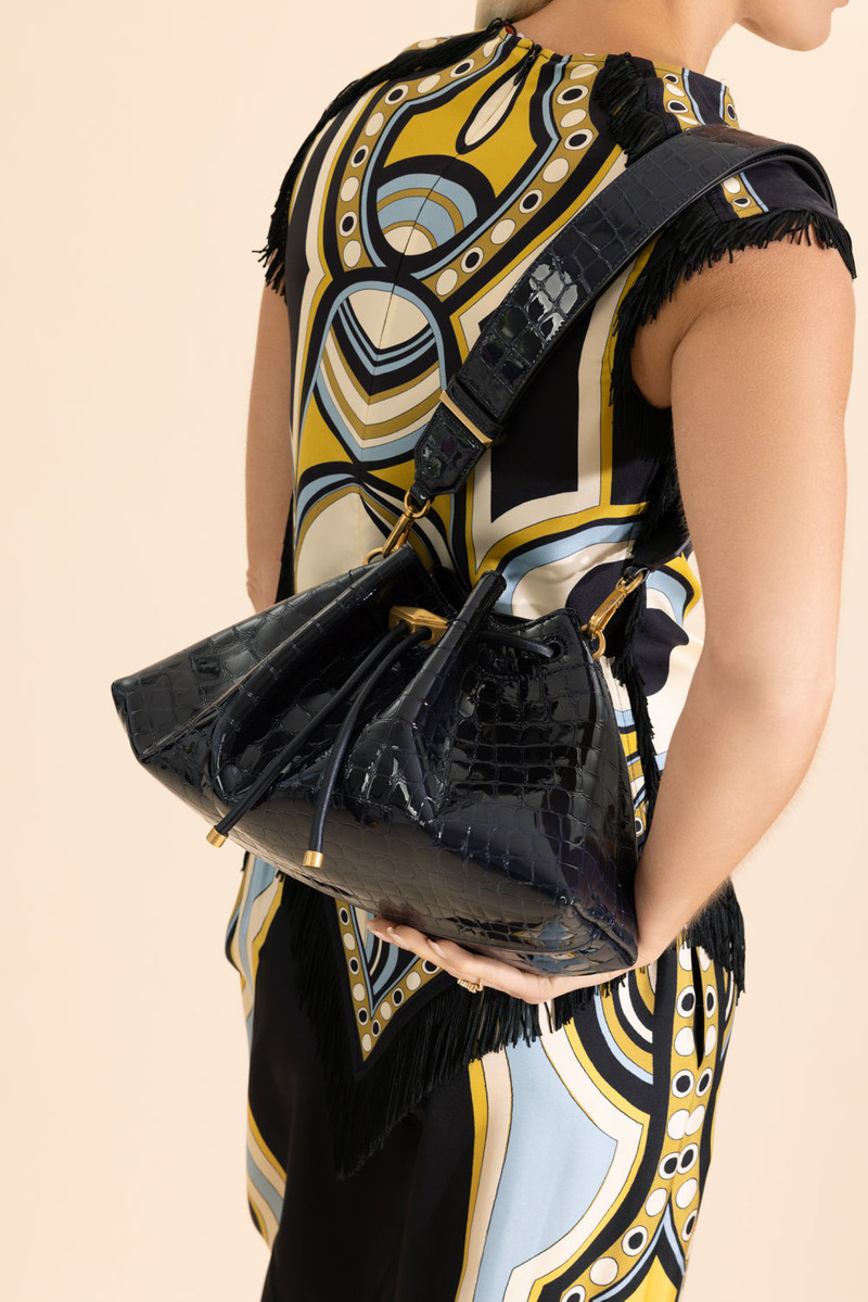 Bon Bon Bucket Bag - Marine Gold 3