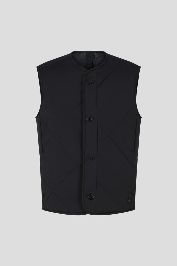 Morgan Quilted waistcoat in Black - 1
