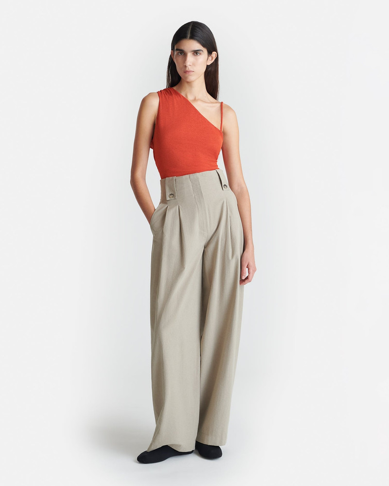 Asymmetric Mesh Jersey Top 3