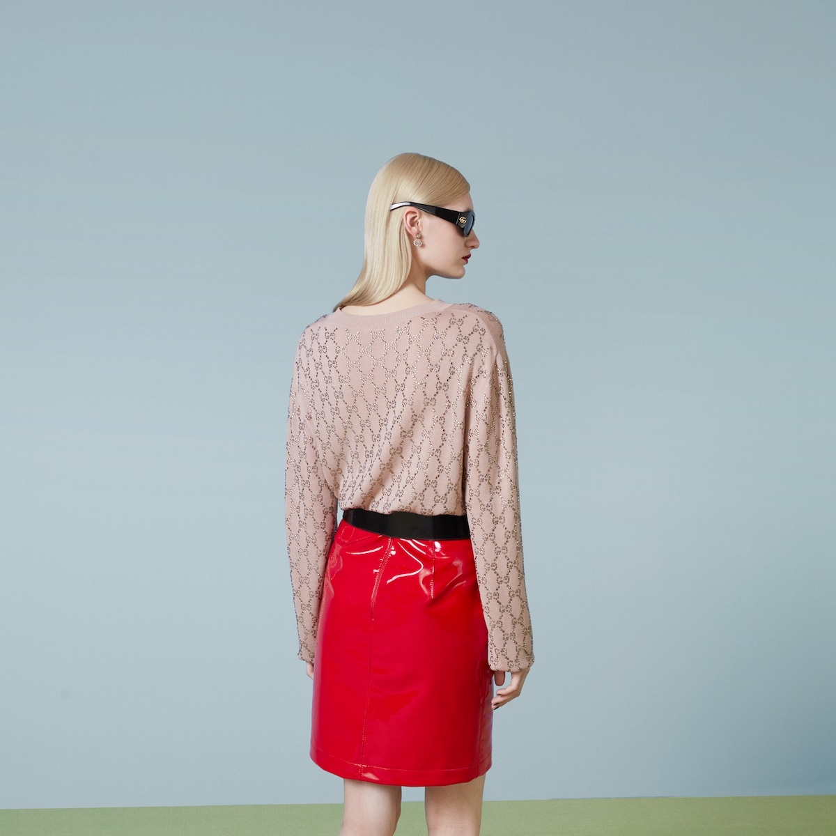 GG crystal fine wool sweater - 6