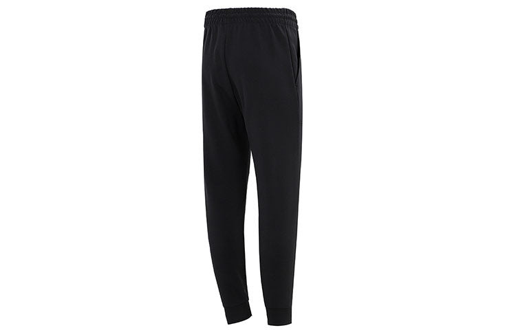 Men's adidas Fi Dblknt Pt Running Training Loose Knit Bundle Feet Sports Pants/Trousers/Joggers Blac - 2