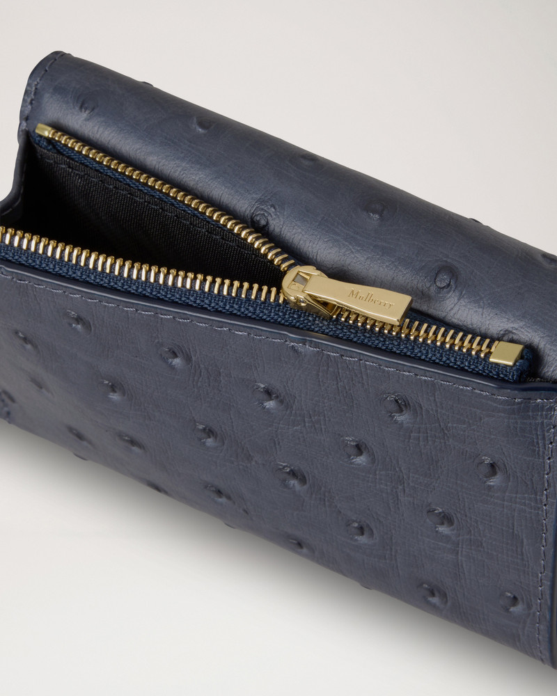 Mulberry Folded Multi-Card Wallet
Stormy Blue Ostrich outlook