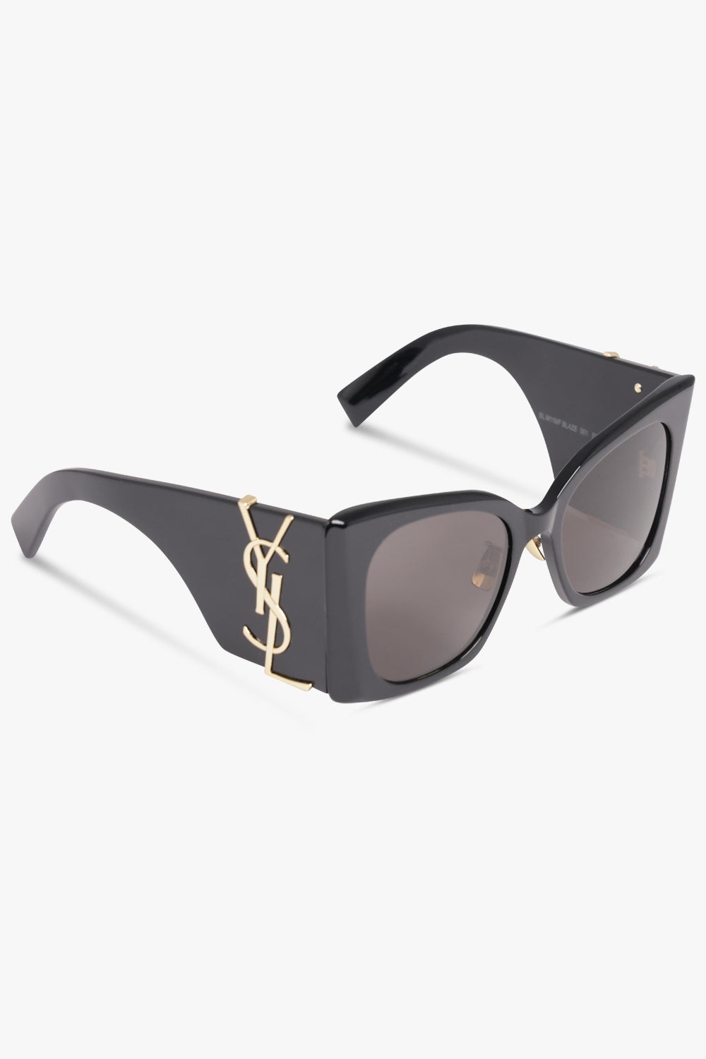 SL M119/F BLAZE SQUARE SUNGLASSES | BLACK - 2