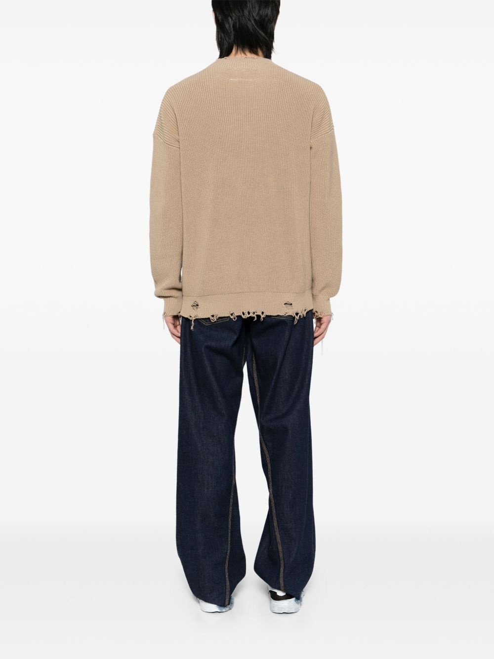 distressed cardigan - 4