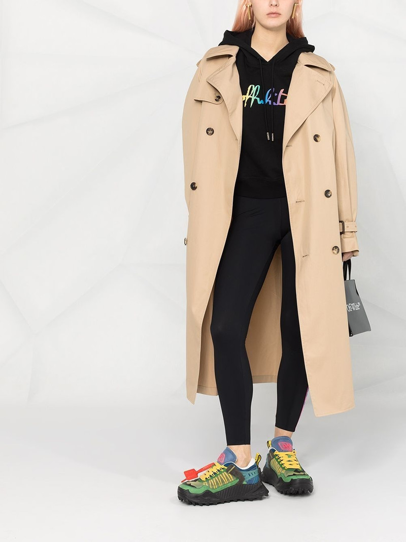 Off-White logo-tape detail leggings outlook