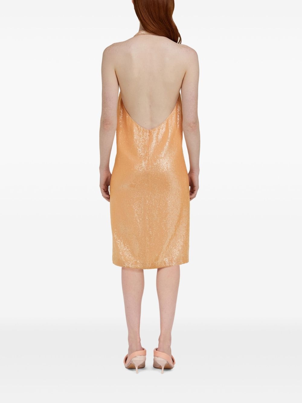 sequinned midi dress - 3
