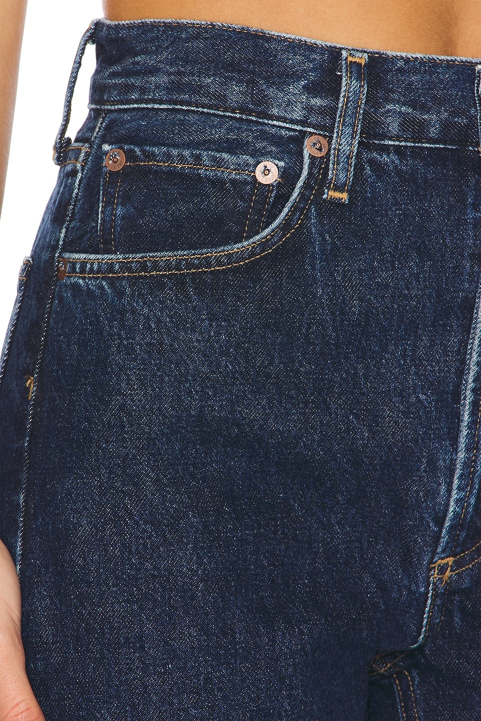 90's Pinch Waist High Rise Straight - 6