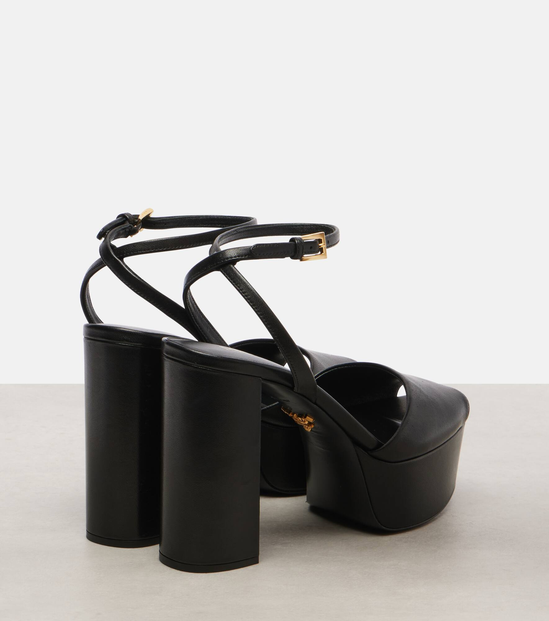Leather platform sandals - 2