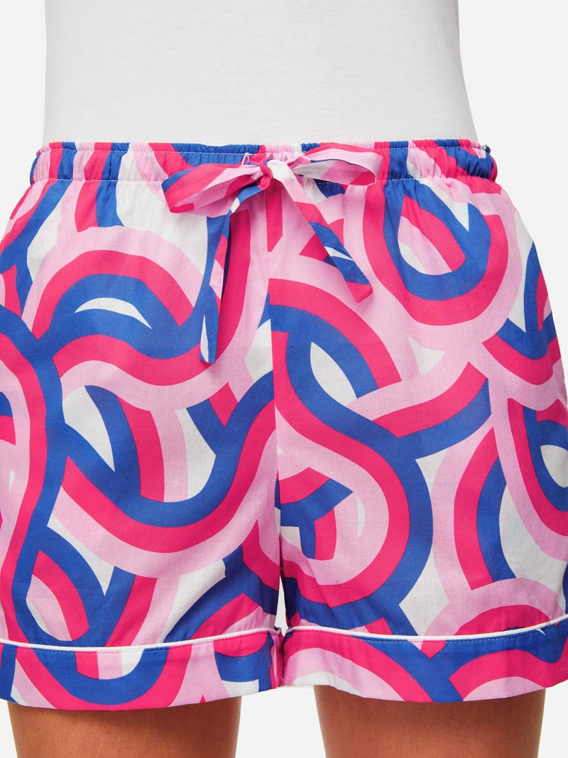 Women's Lounge Shorts Ledbury 51 Cotton Batiste Multi - 7