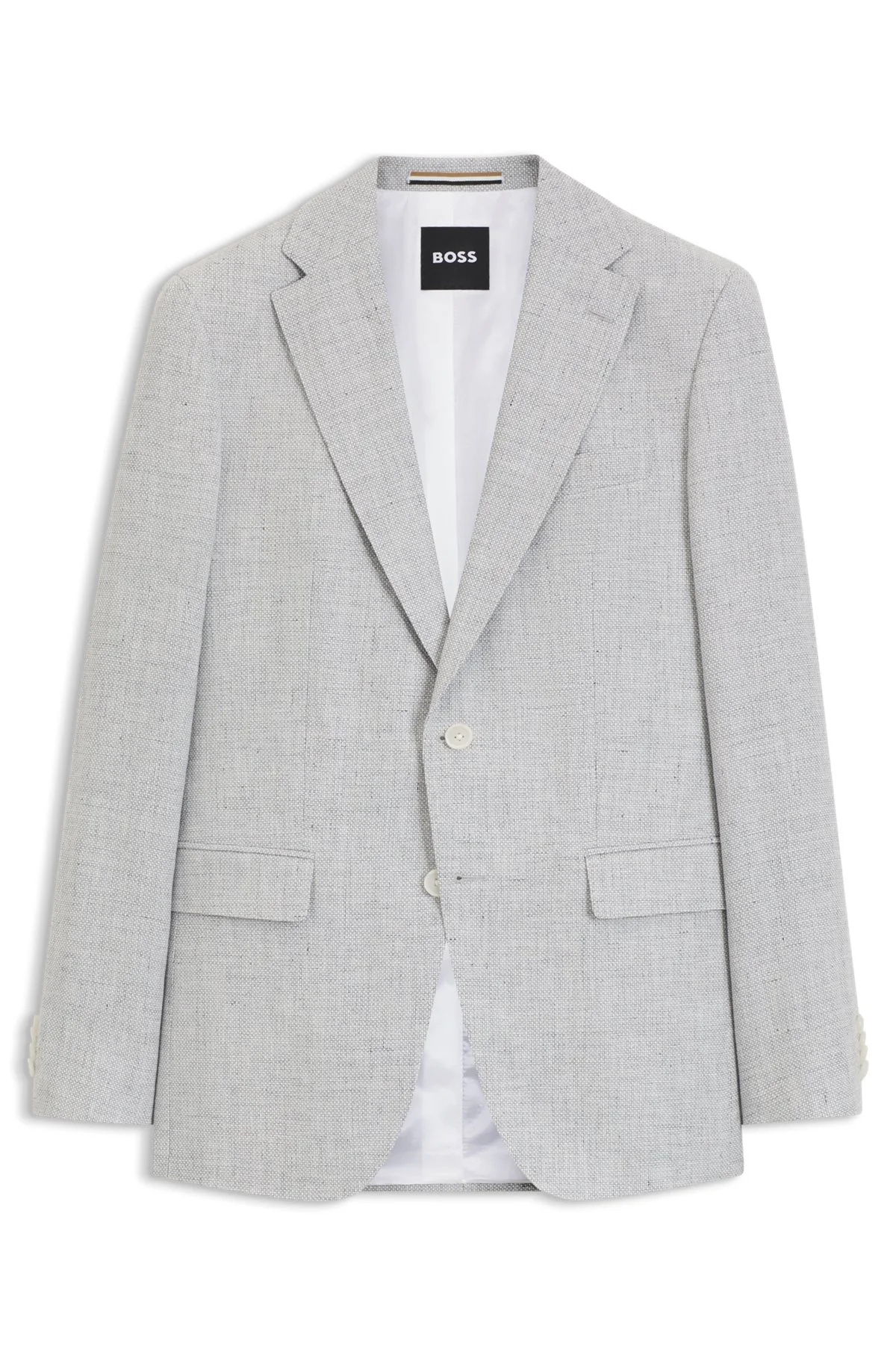 SLIM-FIT JACKET WITH PUPPYTOOTH PATTERN - 1