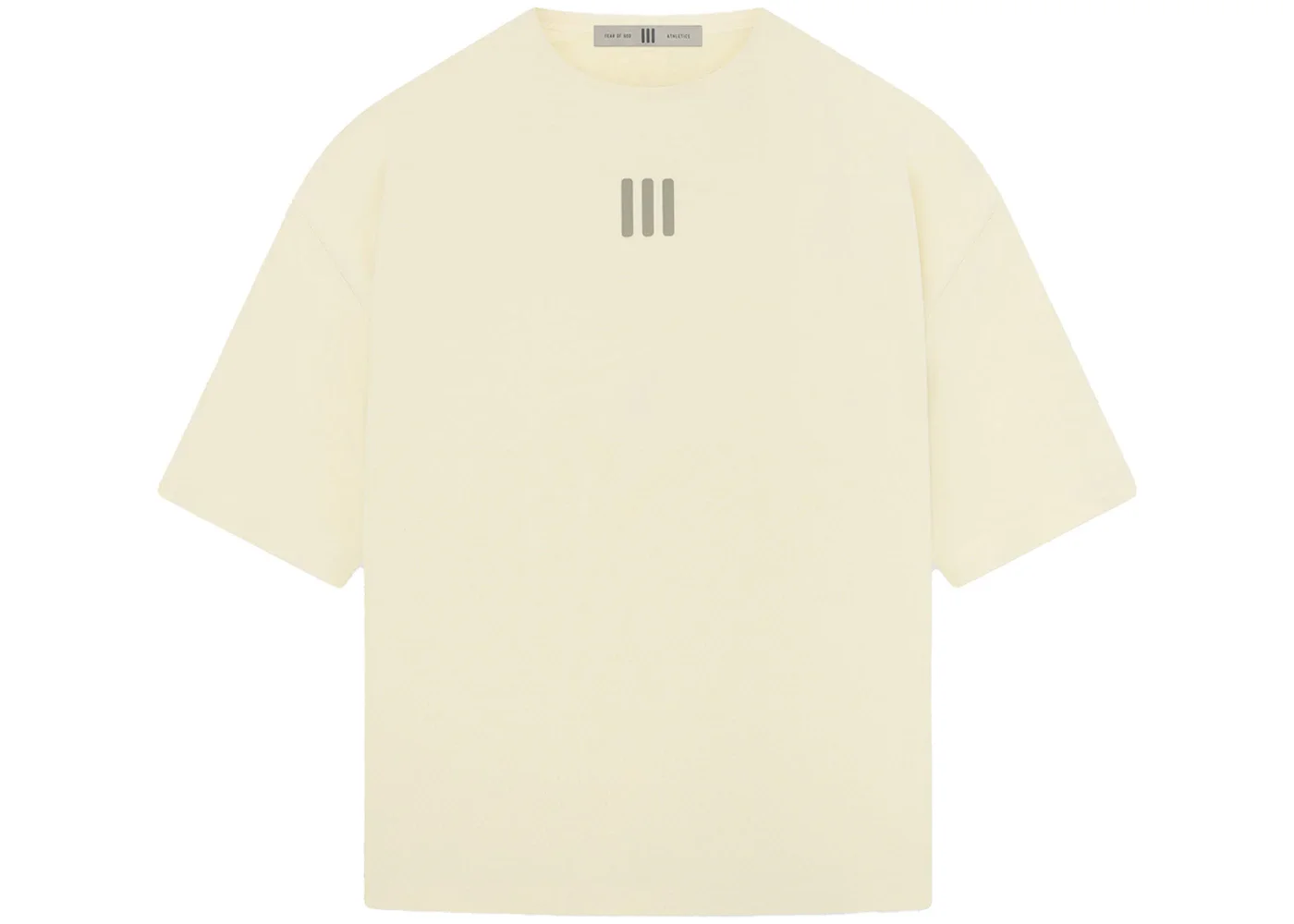 Fear of God Athletics Performance Jersey Tee Pale Yellow - 1
