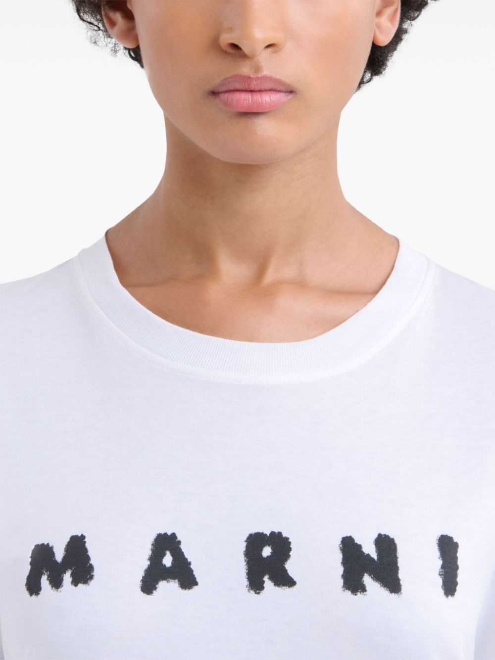 logo print T-shirt - 5