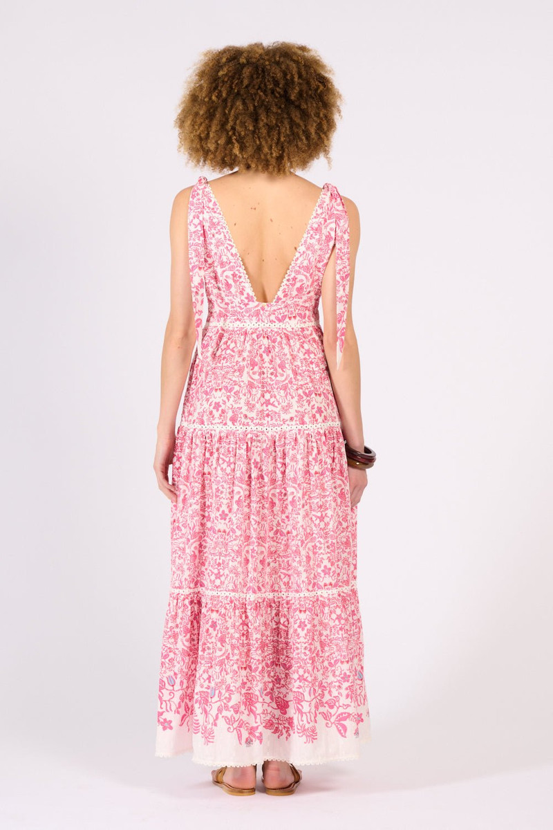 Long Dress Perla - Pink Tiare 6