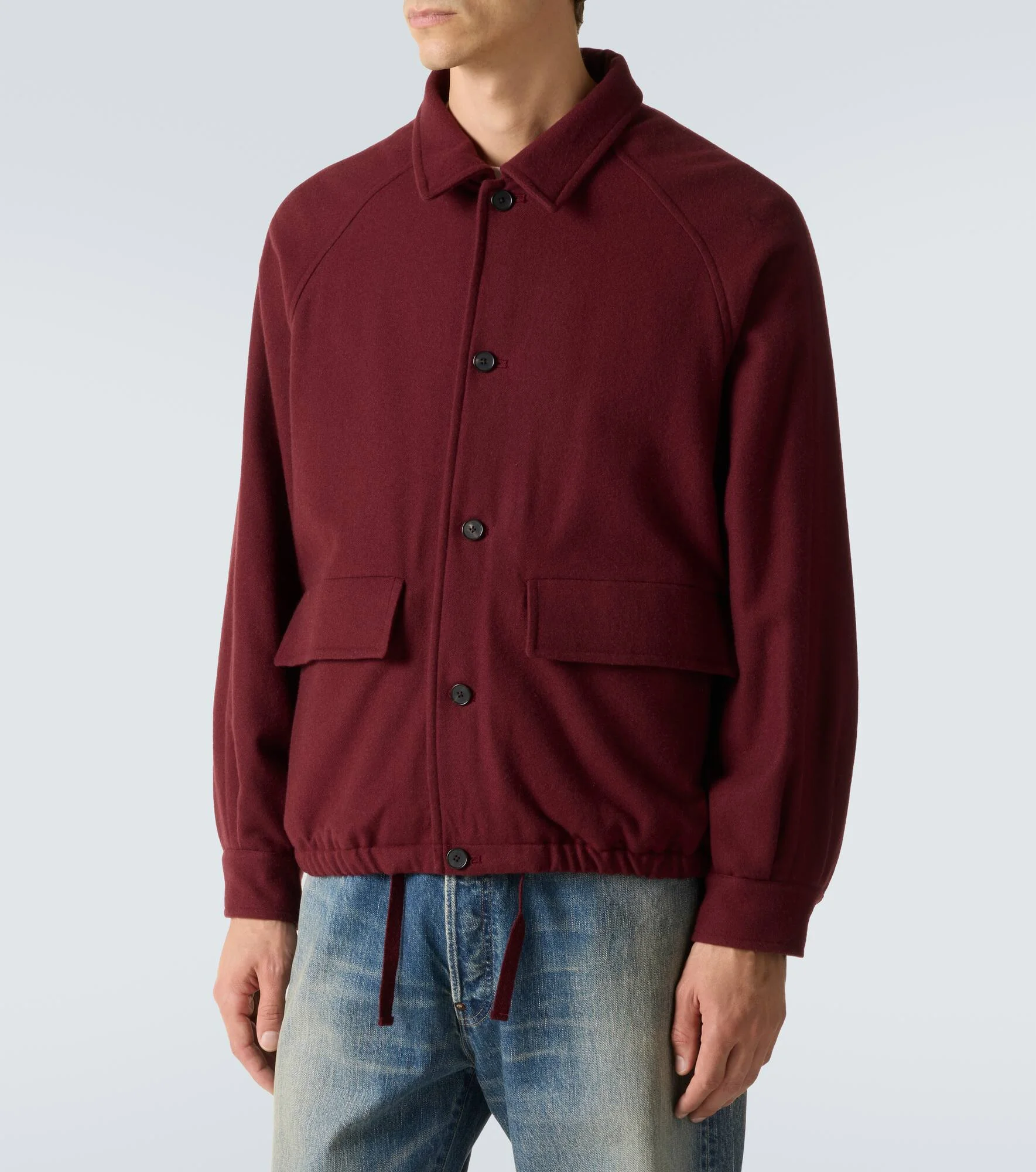 A.PRESSE Cashmere blouson jacket - P01069475 | REVERSIBLE