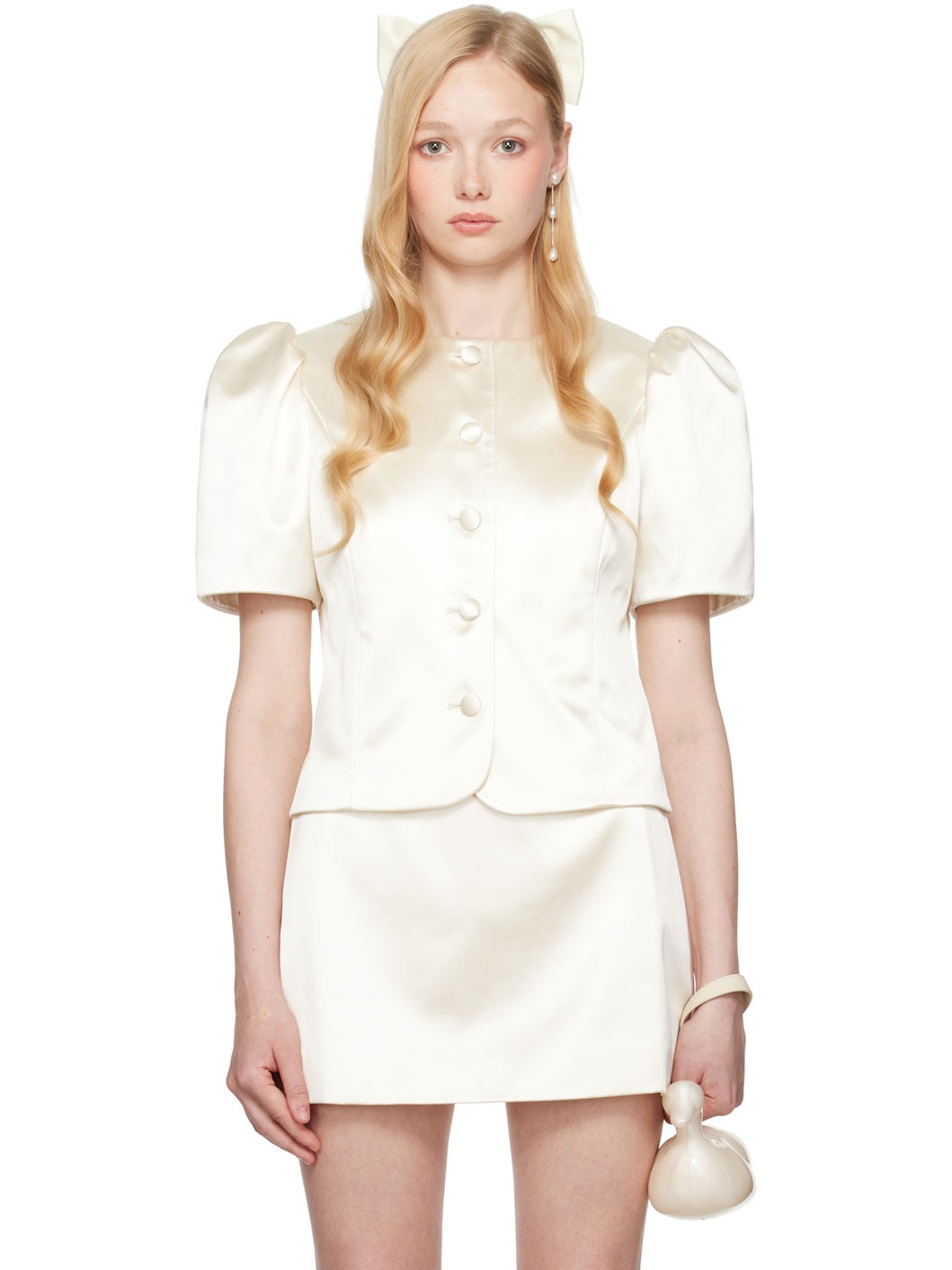 SSENSE Exclusive Bridal Capsule Bonny Jacket - 1