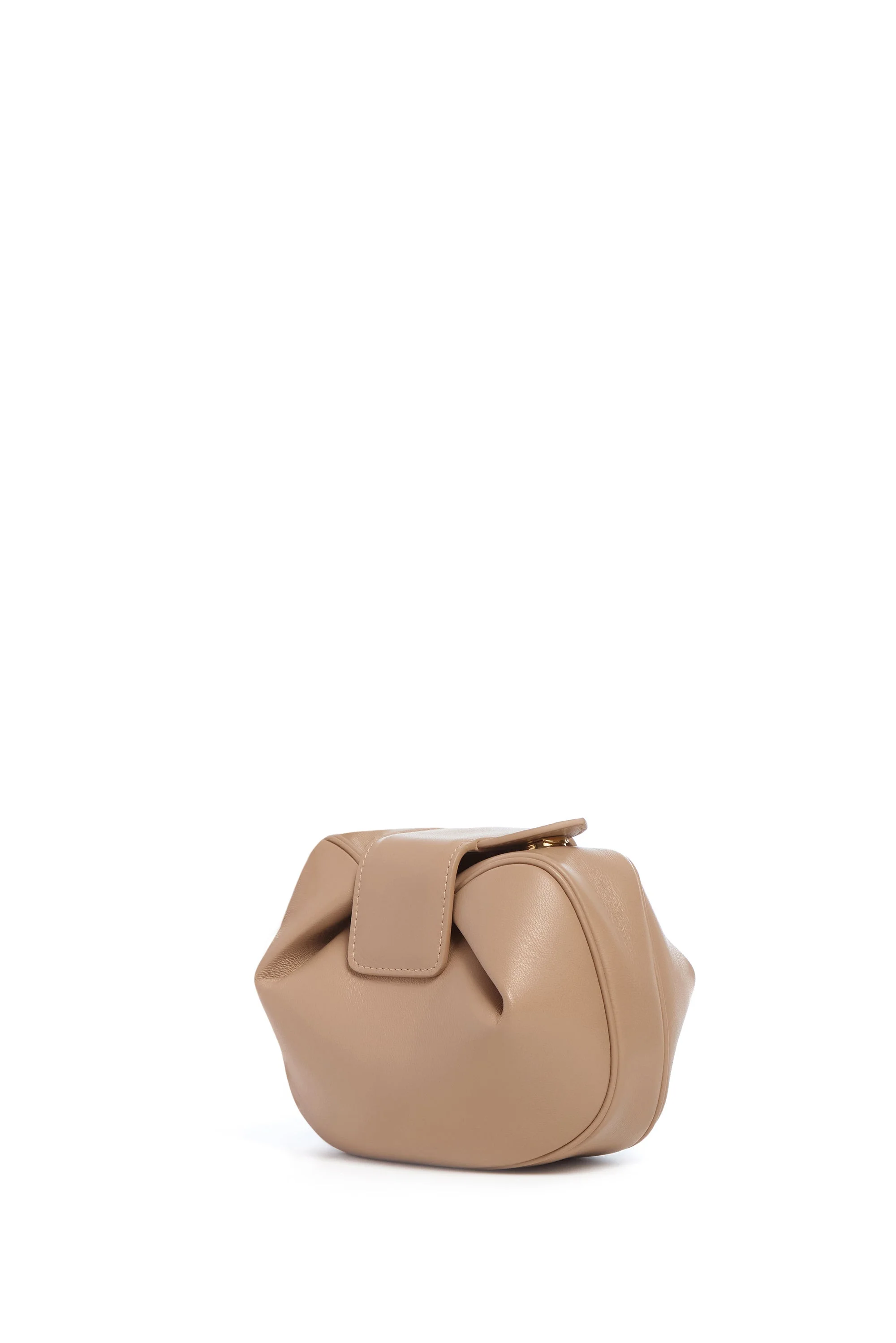 Soft Demi Clutch in Nude Nappa Leather - 1