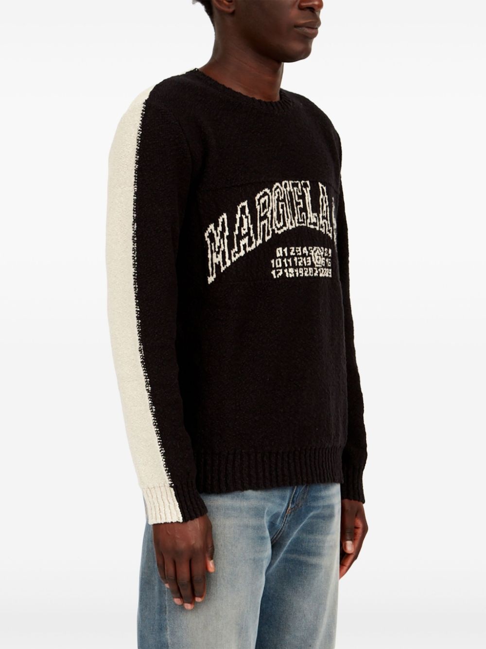 numbers-motif jumper - 3