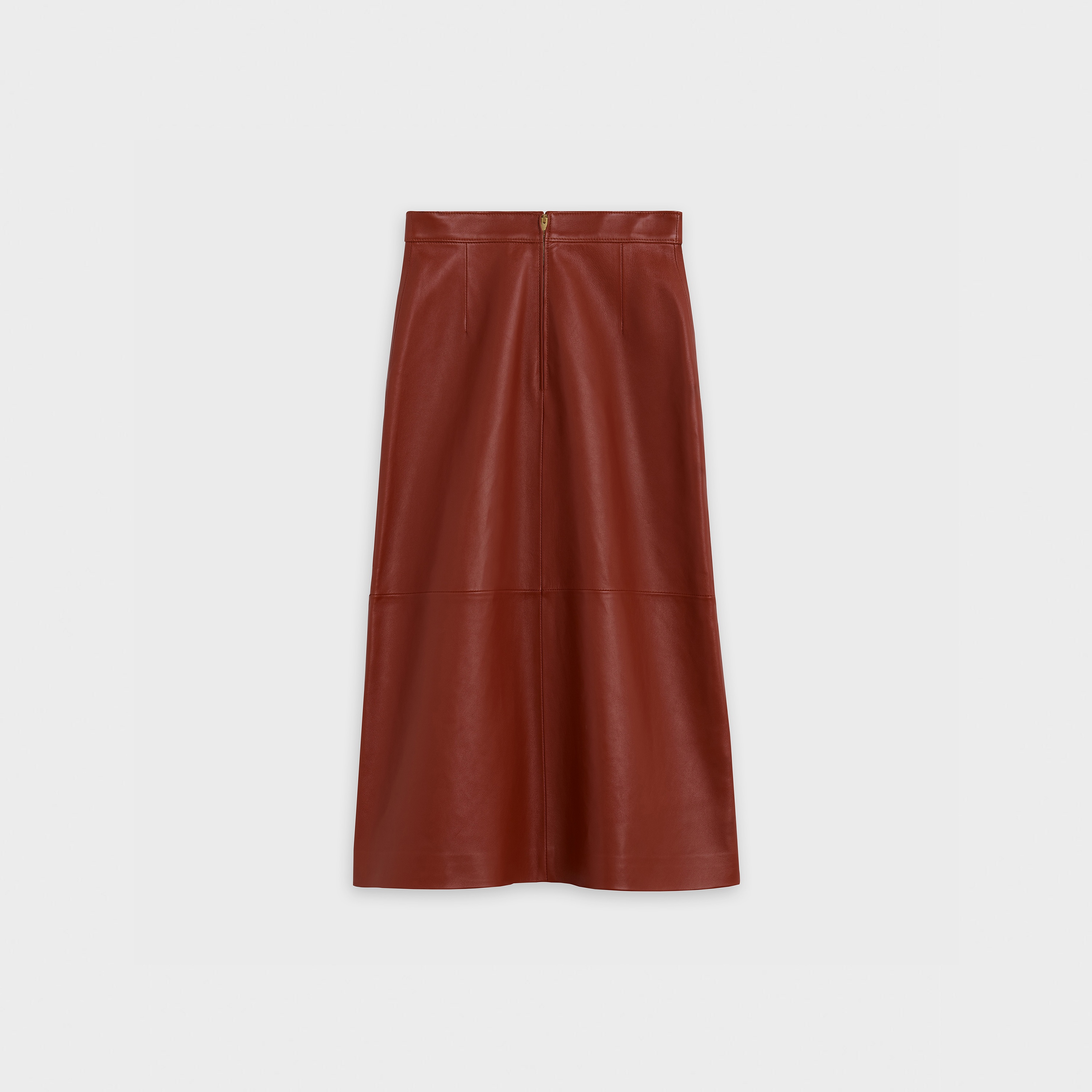 MIDI SKIRT SIGNATURE IN LAMBSKIN - 2