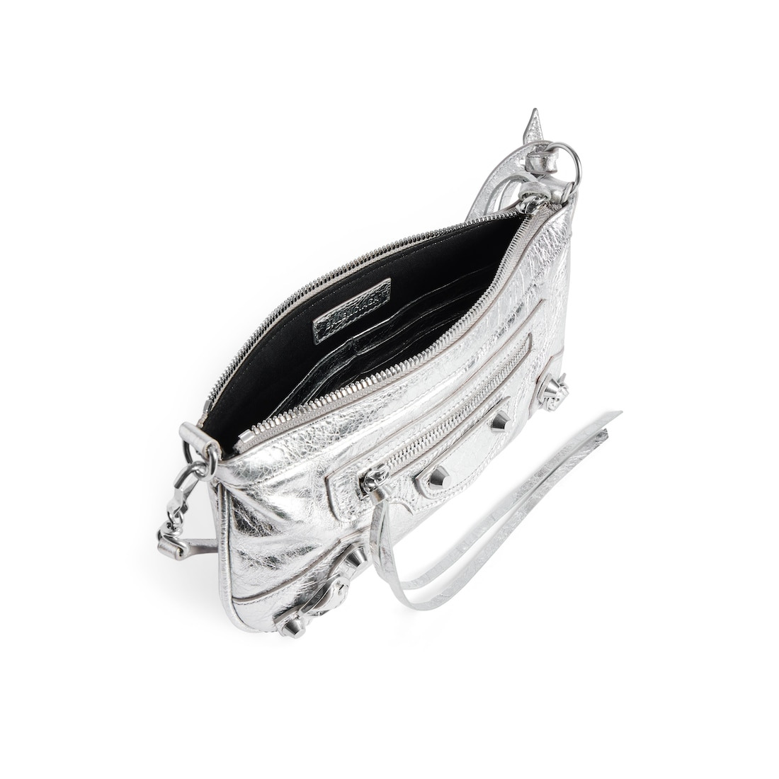 Women's Le City Pouch On Strap in Silver - 5