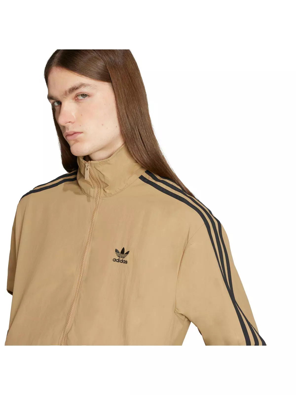 Originals Men's Adicolor Woven Firebird Track Top -Beige - 3