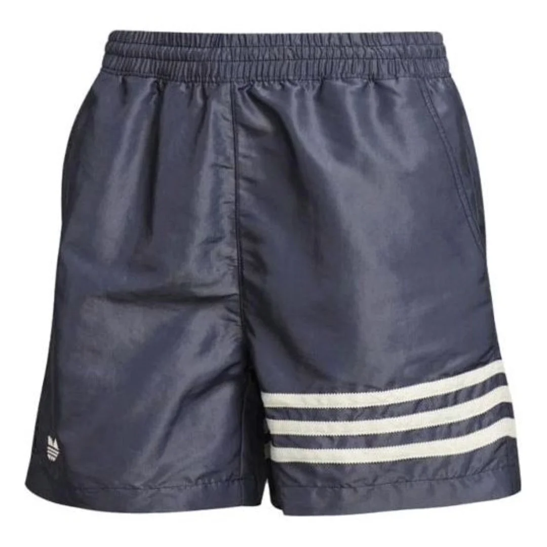 (WMNS) adidas Adicolor NeuClassics Shorts Asia Sizing 'Grey White' IC5421 - 1