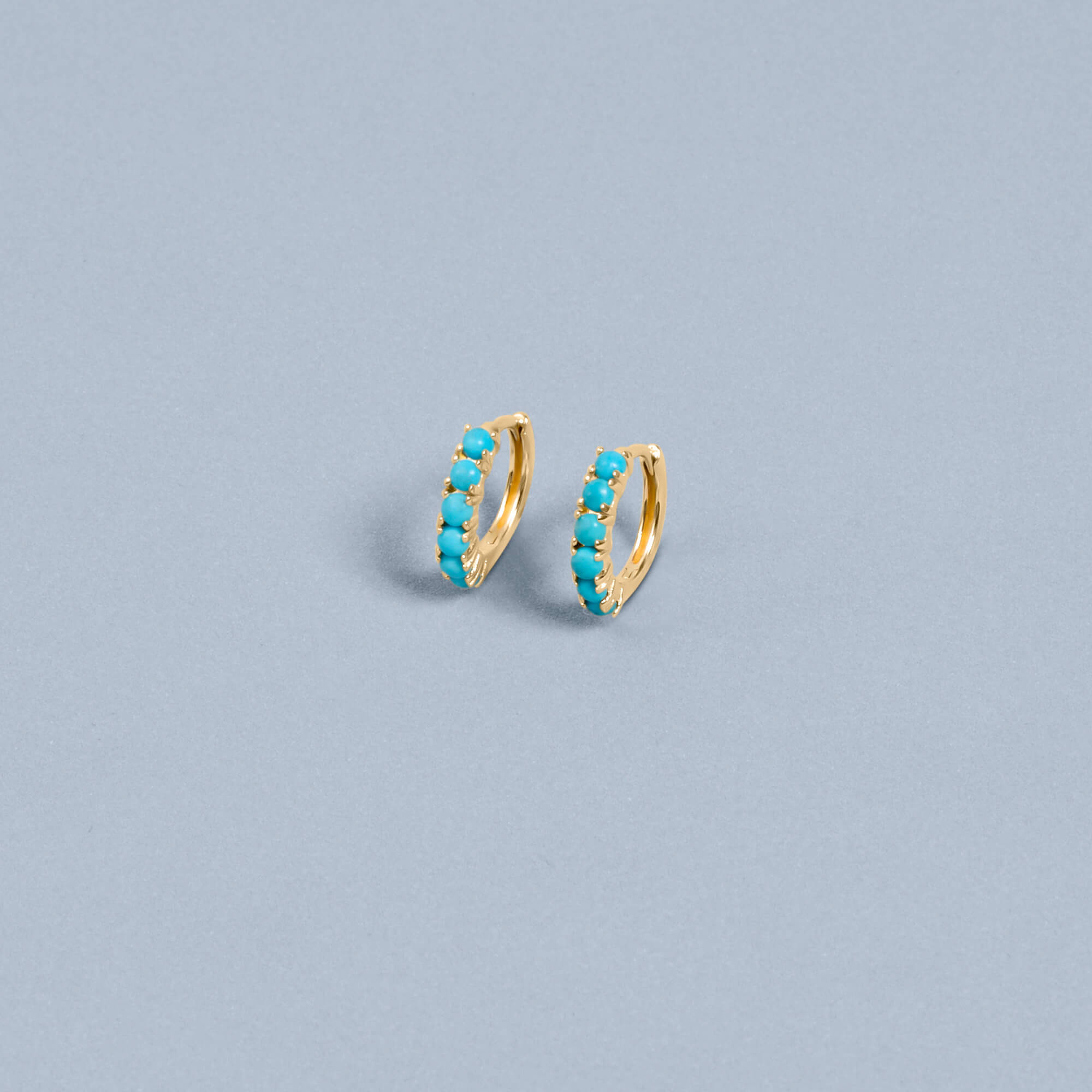 Turquoise Huggies - 5