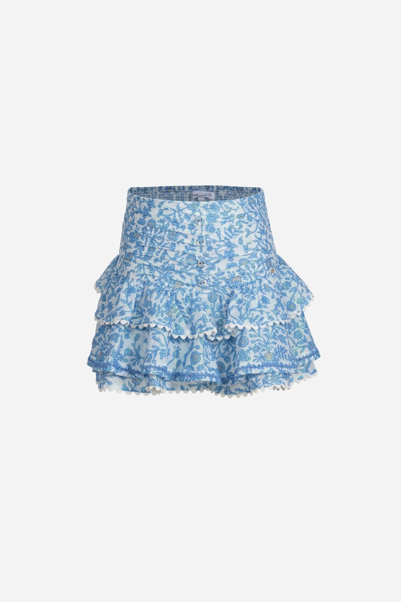 Mini Skirt Alizee for girls - Blue Lazuli 1
