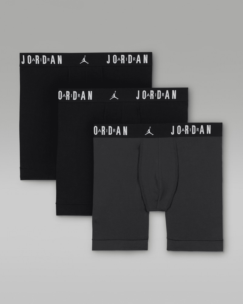 Jordan Flight Men's Cotton Boxer Briefs (3-Pack) 1