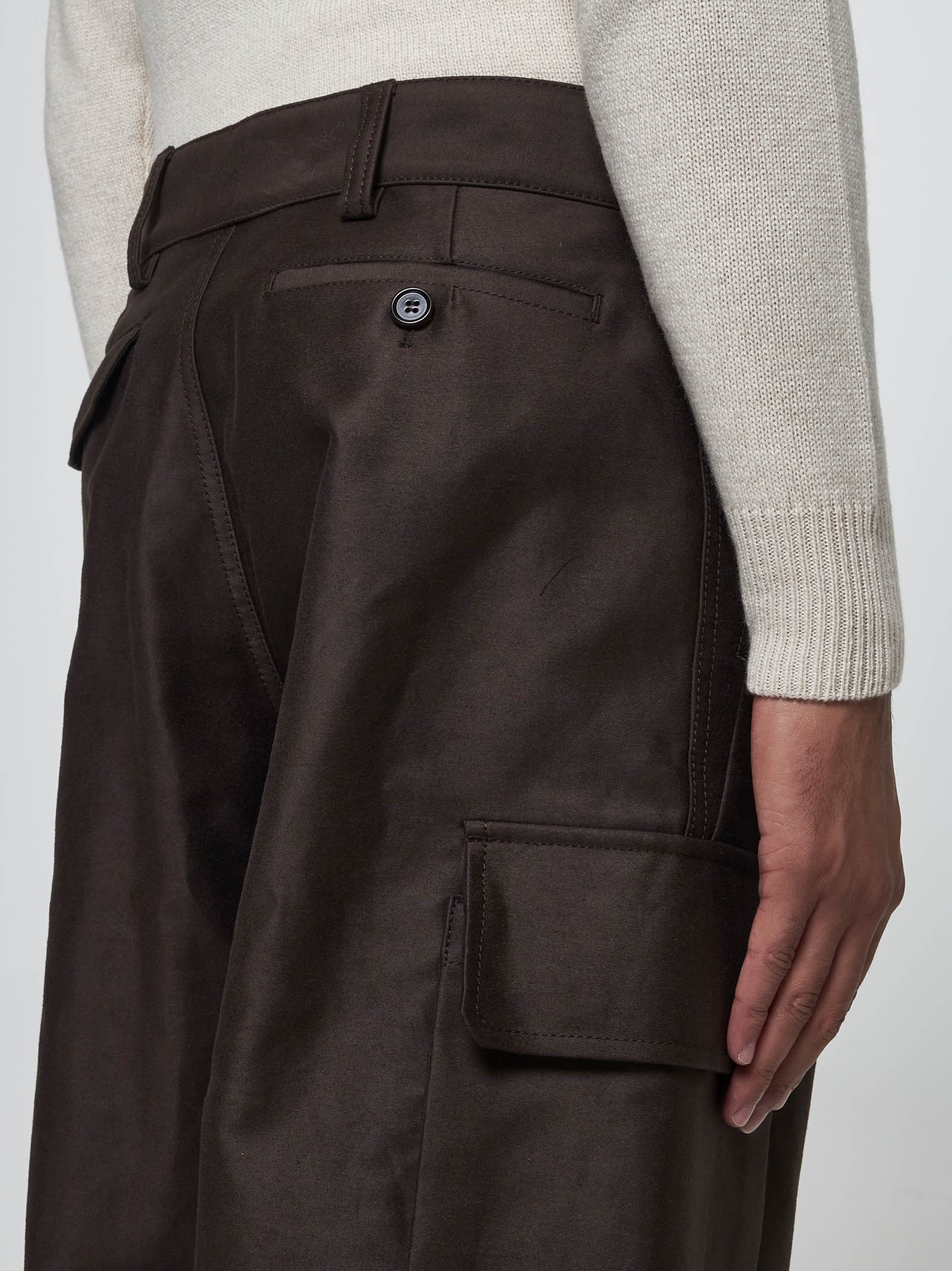 Cotton cargo trousers - 5