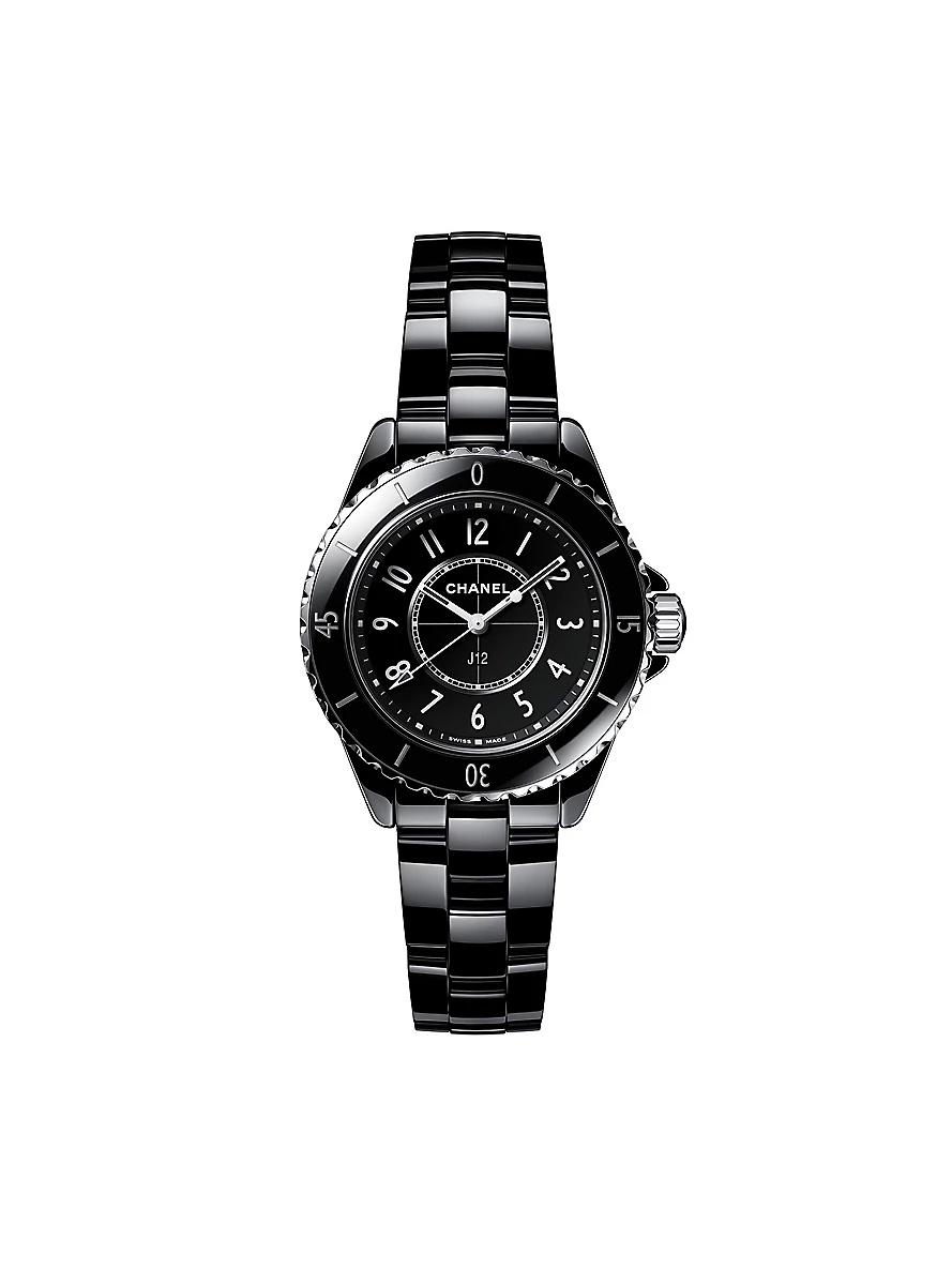 H5695 J12 ceramic and steel quartz watch - 1