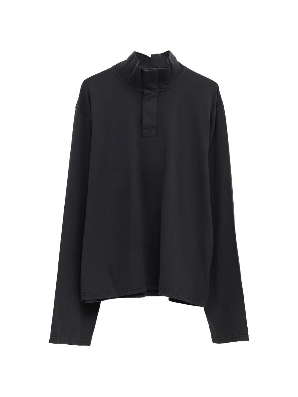 high-neck T-shirt - 1