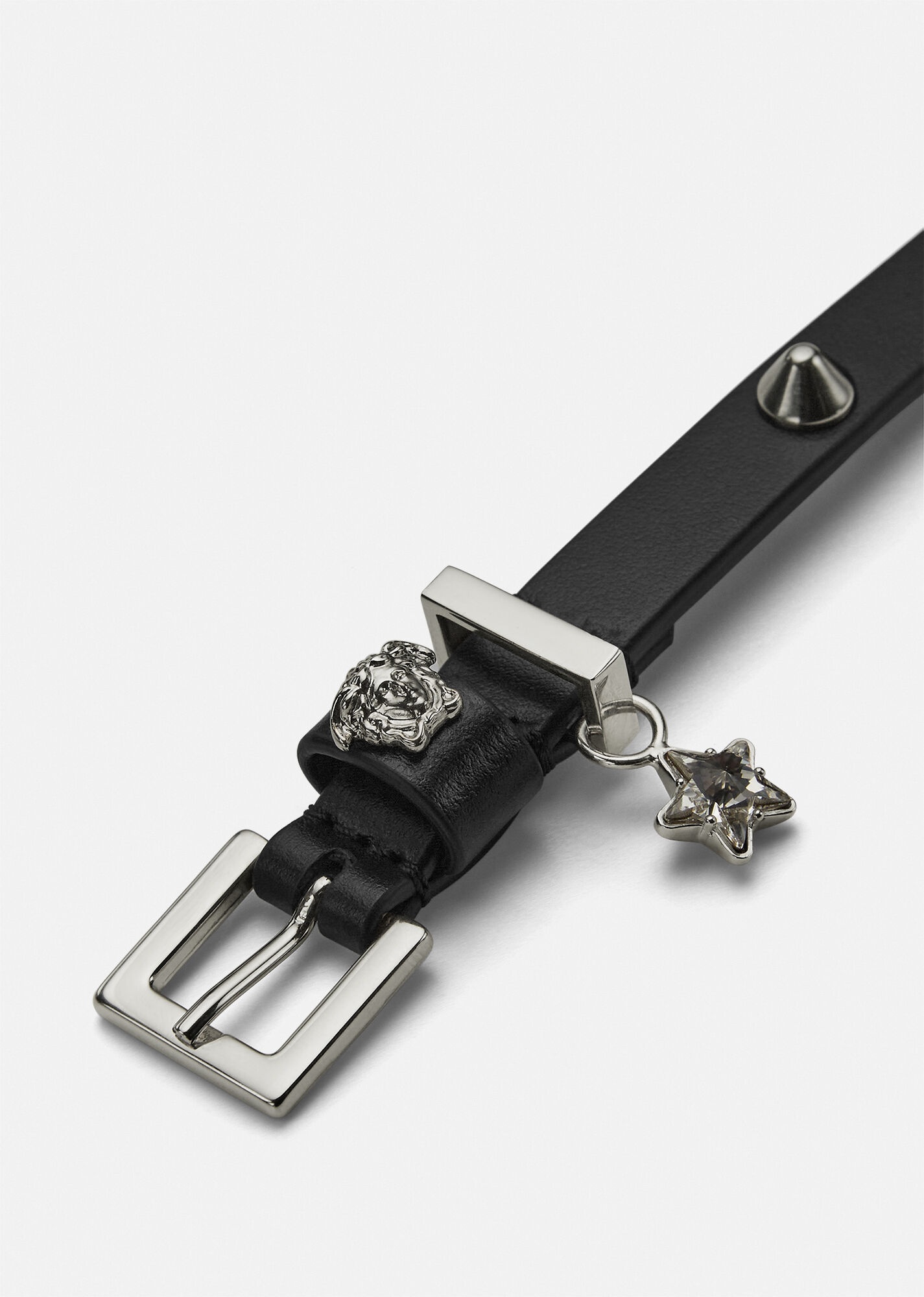 Studded Leather Chocker - 2