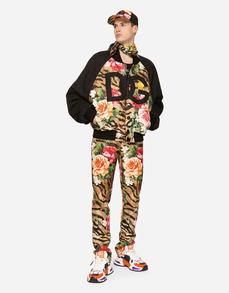 Dolce & Gabbana Brocade baseball cap with DG embroidery outlook