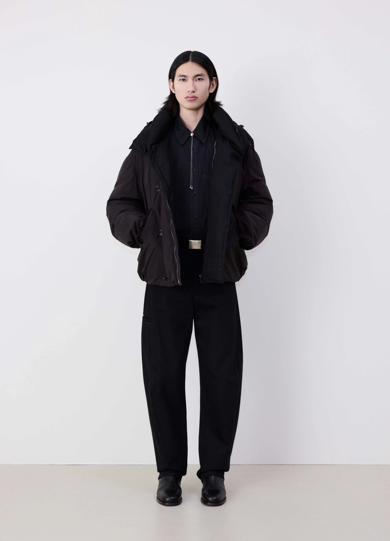 Lemaire HOODED PUFFER BLOUSON | REVERSIBLE