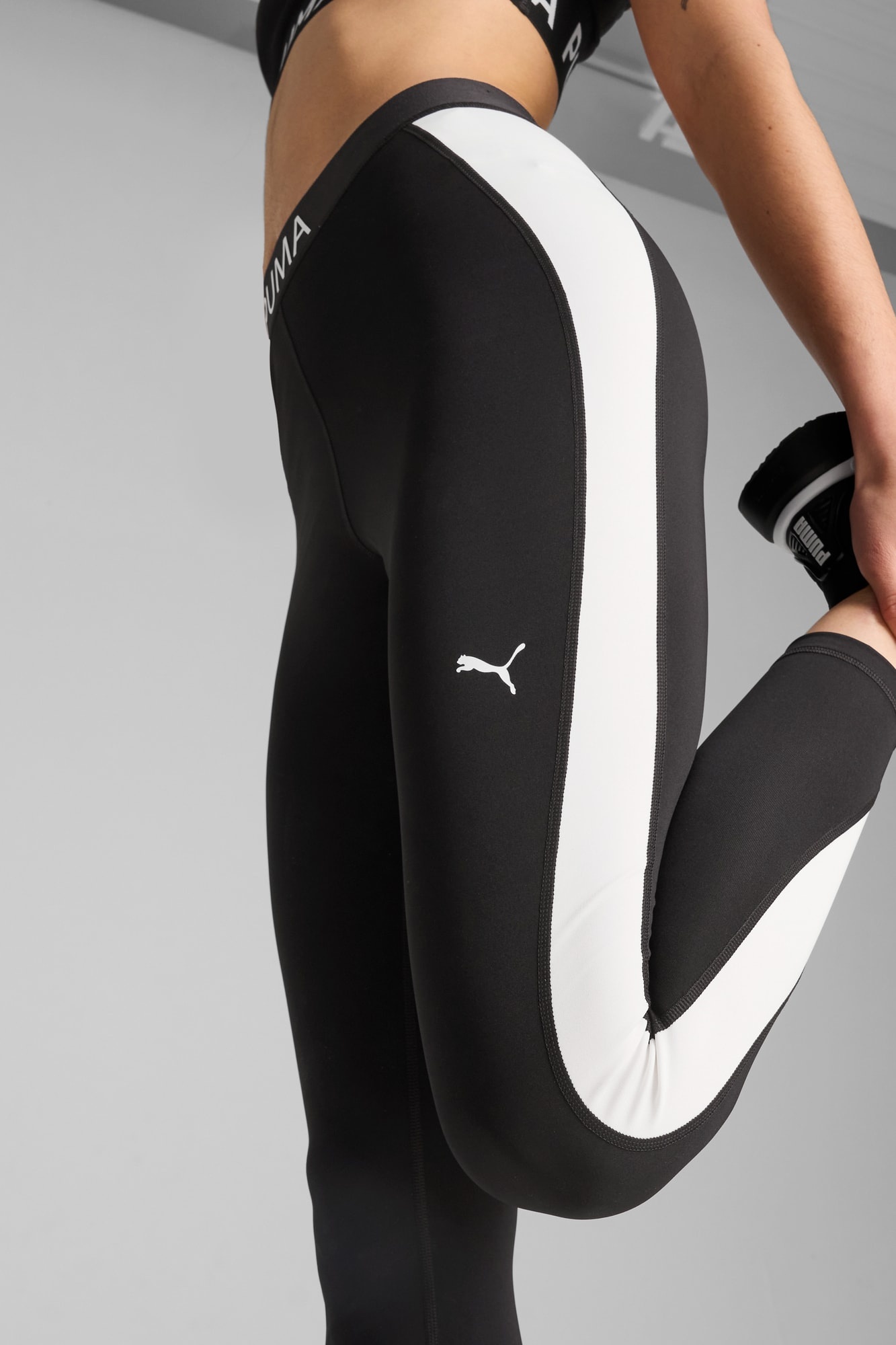 PUMA STRONG High-Waisted 7/8 Color Block Women's Tights - 4