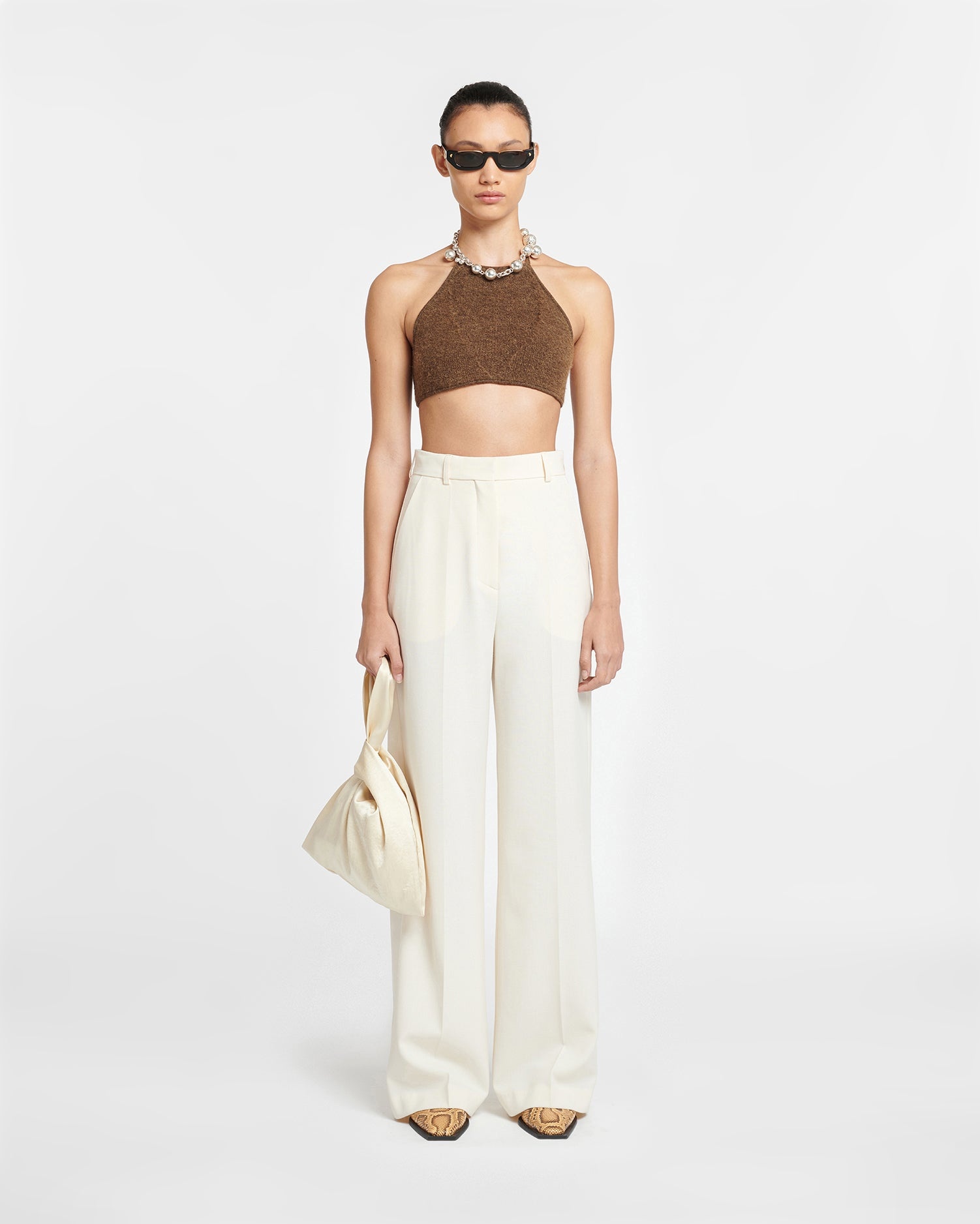 Knitted Alpaca Bralette - 2