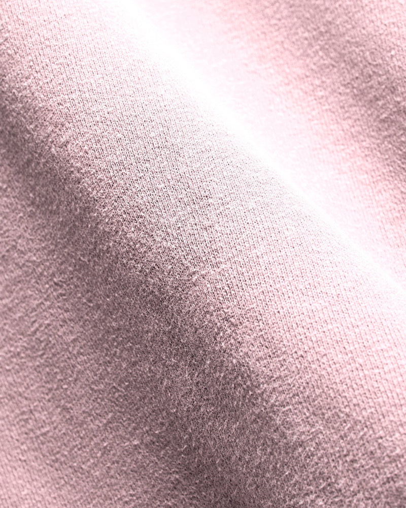 REMI RELIEF 14G Brushed Fleece Crewneck in Light Pink outlook