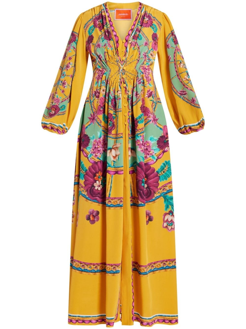 floral print maxi dress - 1