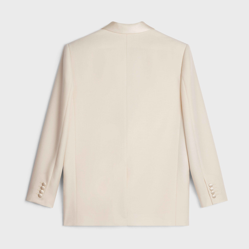 CELINE Jude tux jacket in mohair wool canvas outlook