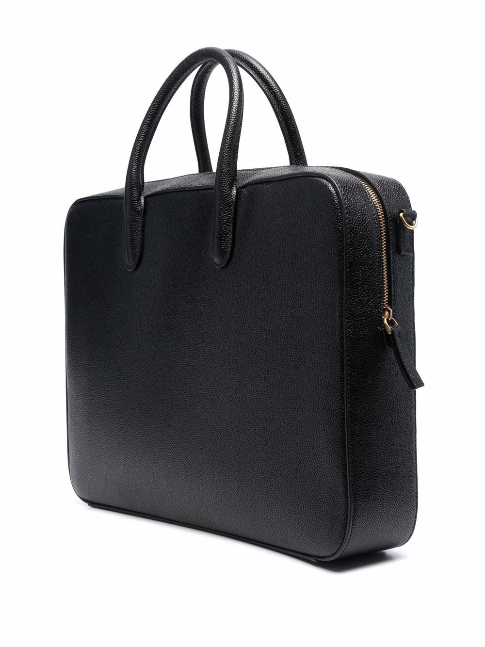 grosgrain-tab briefcase - 3