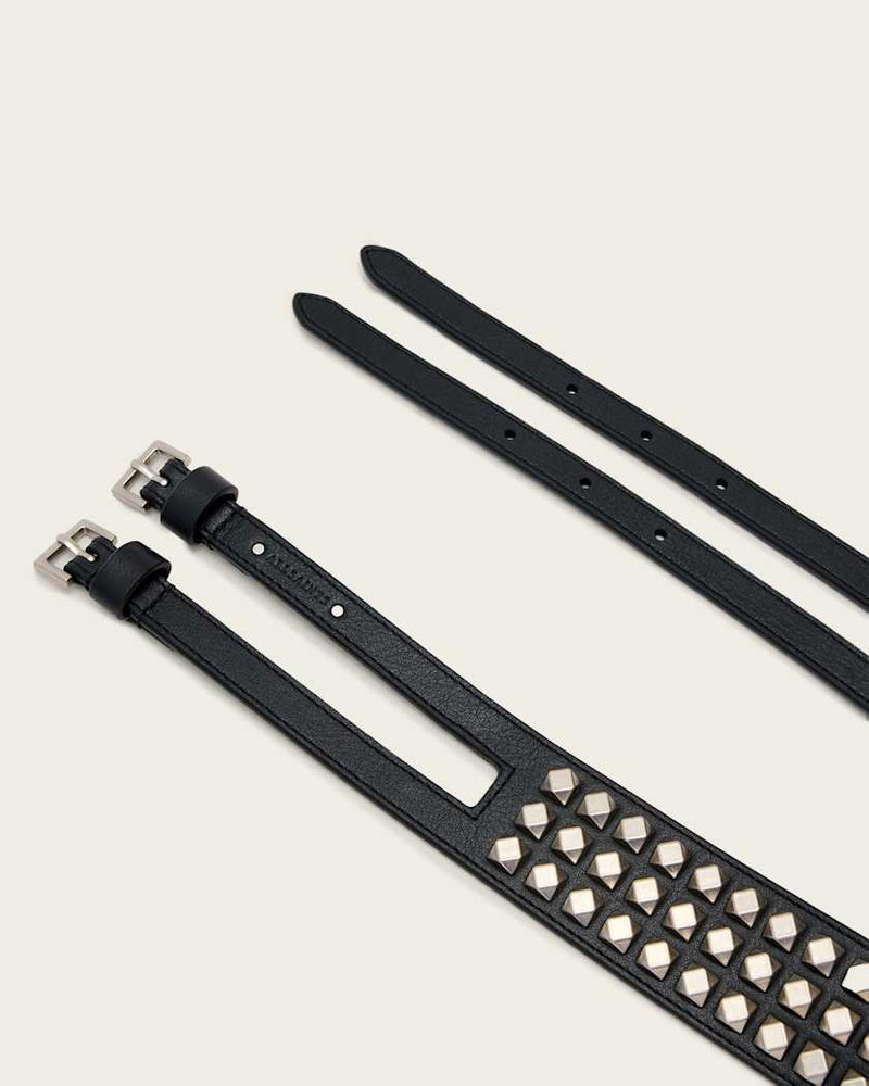 DREA LEATHER STUDDED BELT 3