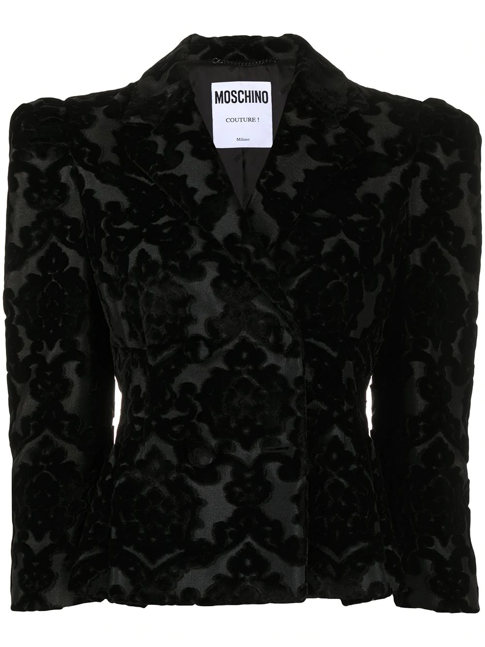 tailored jacquard jacket - 1