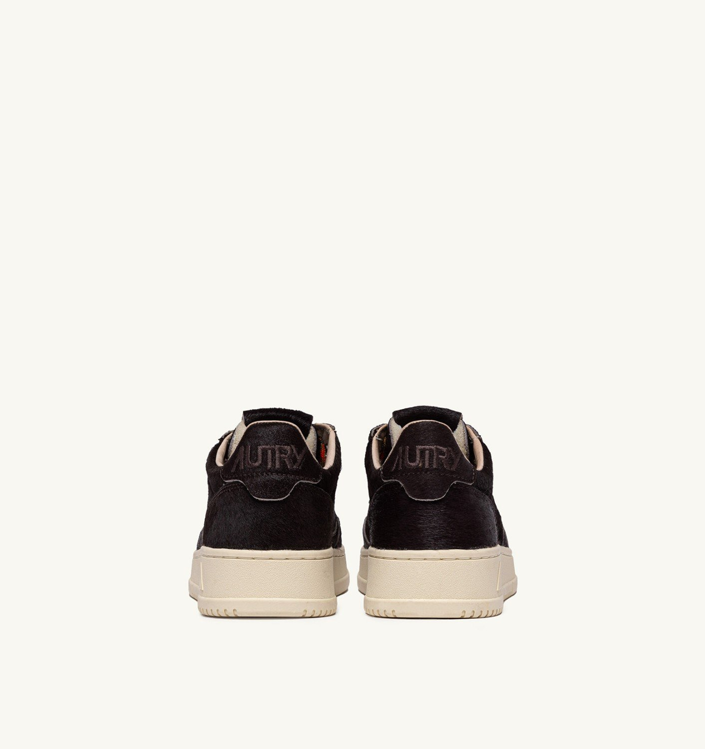 MEDALIST LOW SNEAKERS IN CHOCOLATE BROWN PONY HAIR EFFECT - 3