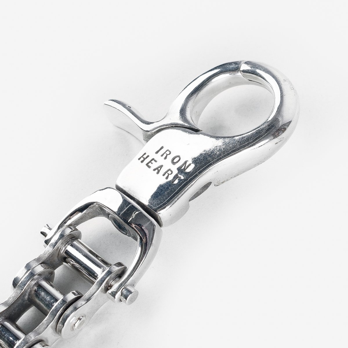 IHSI-27 "Motorcycle Chain" Keychain - Sterling Silver - 2