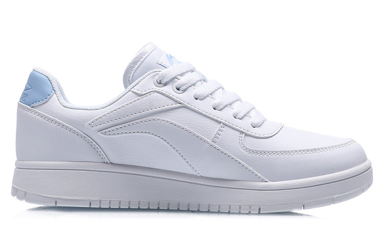 (WMNS) Li-Ning Classic Skateboarding Low 'White Blue' AGCP422-4 - 3