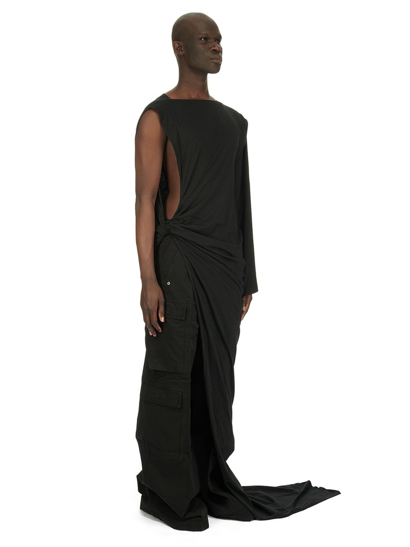 Edfu cotton draped dress 2