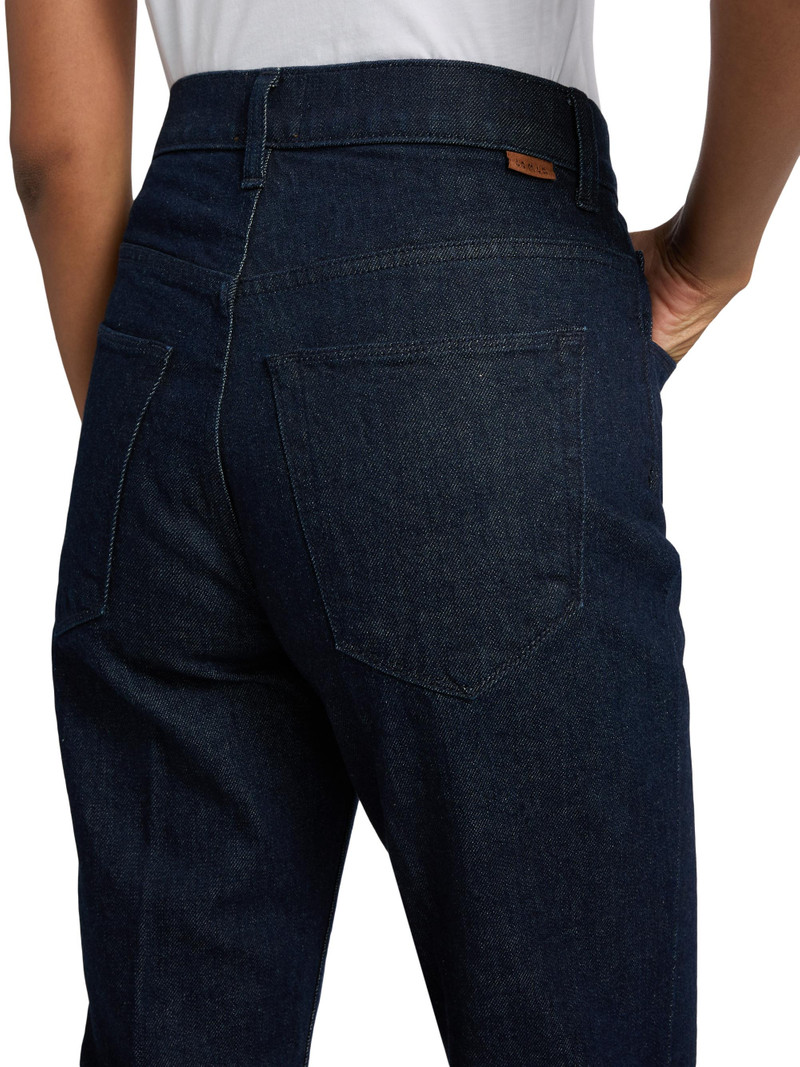 Women's The Blind Crease Crop Jeans - Dark Raw 6