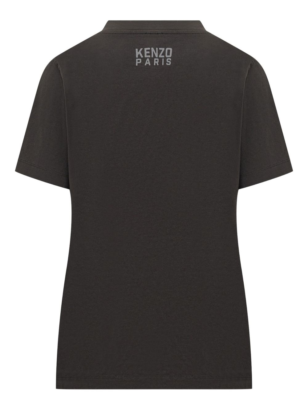 tiger-print T-shirt - 2