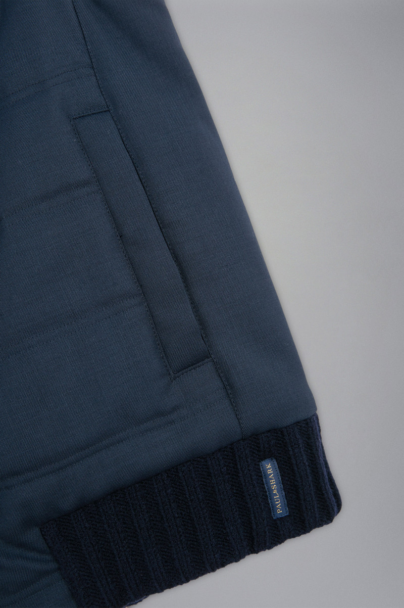 WOOL JACQUARD AND TYPHOON® HYBRID VEST 7