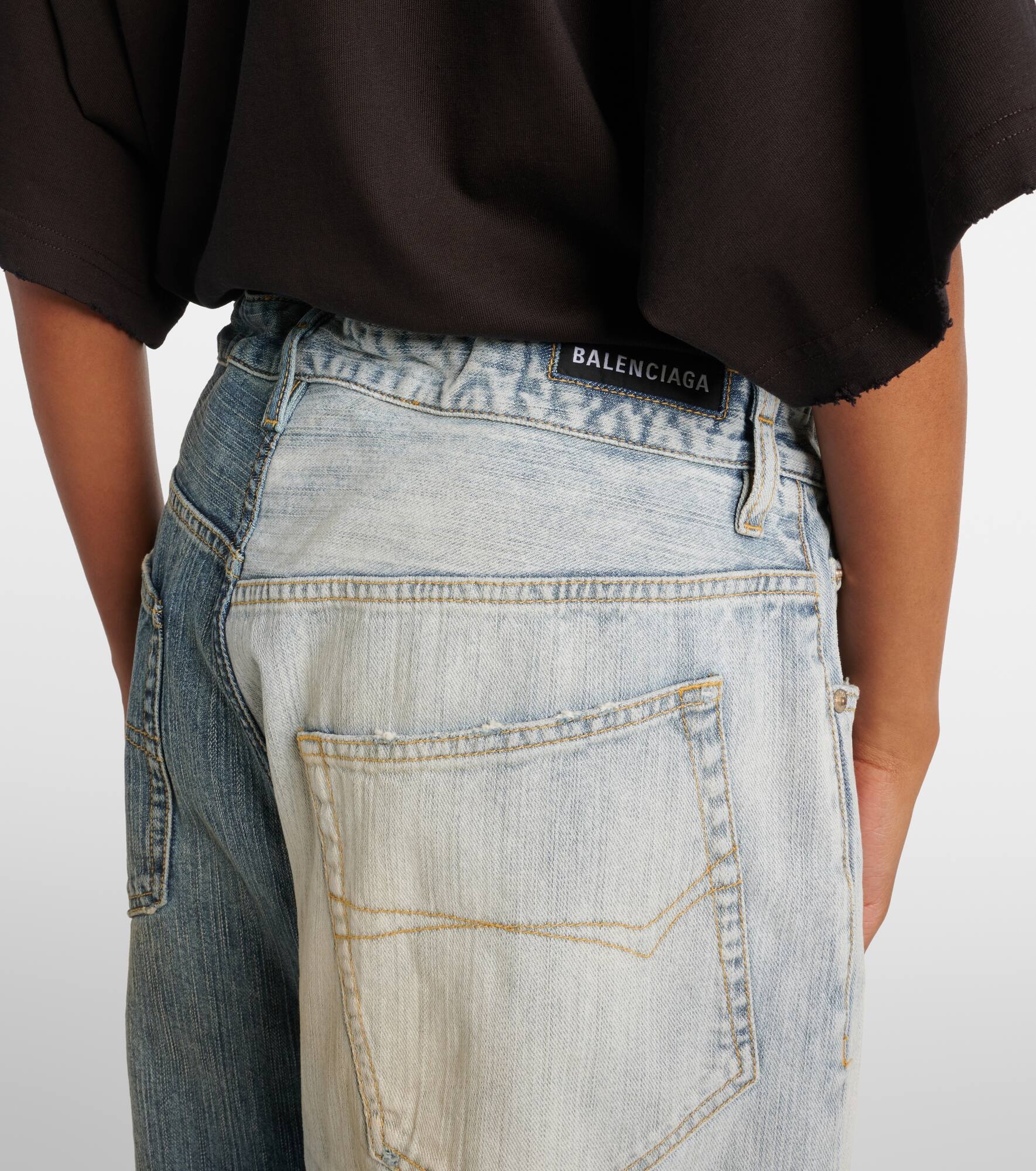 Fifty-Fifty low-rise wide-leg jeans - 6